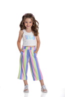 CONJUNTO INFANTIL FEMININO MOOD OFF WHITE 2205 - FTK BRAND 