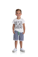 CONJUNTO INFANTIL MASCULINO OFF WHITE PLAY 2235 - FTK BRAND