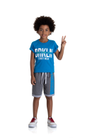 CONJUNTO INFANTIL MASCULINO NEW YORK ROYAL 2246 - FTK BRAND 
