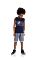 CONJUNTO INFANTIL MASCULINO NYC MARINHO 2249 - FTK BRAND