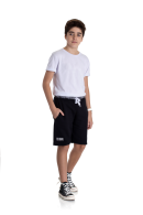 BERMUDA TEEN MASCULINO COLOR PRETO 2254 - FTK BRAND 