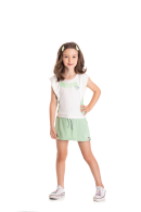 CONJUNTO INFANTIL FEMININO HAVE FUN VERDE 2363 - FTK BRAND 