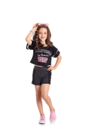 CINFANTIL FEMININO CALIFORNIA PRETO 2367 - FTK BRAND 
