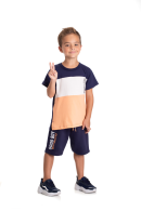 CONJUNTO INFANTIL MASCULINO COLORS MARINHO 2395 - FTK BRAND 