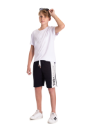 BERMUDA TEEN MASCULINO ACTIVE PRETA 2411 - FTK BRAND