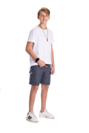 BERMUDA TEEN MASCULINO COMFY MARINHO 2412 - FTK BRAND 