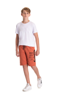 BERMUDA TEEN MASCULINO ENDLESS TELHA 2413 - FTK BRAND 