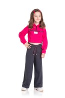 CONJUNTO INFANTIL FEMININO BELIEVE PINK 2434 - FTK BRAND 