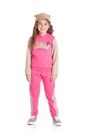 CONJUNTO  INFANTIL FEMININO GIRLY PINK 2439 - FTK BRAND 