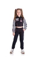 CONJUNTO INFANTIL FEMININO SUPER COOL PRETO 2443 - FTK BRAND 
