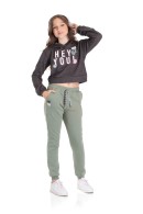 CONJUNTO TEEN FEMININO HEY YOU PRETO 2452 - FTK BRAND 