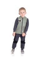 CONJUNTO INFANTIL MASCULINO COOL  VERDE CHÁ 2460 - FTK BRAND  