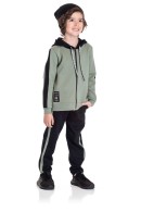 CONJUNTO INFANTIL MASCULINO CLUB VERDE CHÁ 2469 - FTK BRAND 