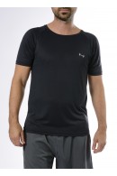 CAMISETA  FITNESS POLIAMIDA PRETO 4050