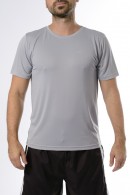 CAMISETA POLIAMIDA FITNESS CINZA 4080