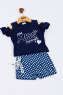 CONJUNTO INFANTIL FEMININO MISS MARINHO 2348 - FTK BRAND