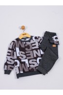 CONJUNTO INFANTIL MASCULINO CORES CINZA  2458 - FTK BRAND 
