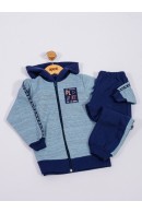 CONJUNTO INFANTIL MASCULINO  PLAY MARINHO  2461 - FTK BRAND