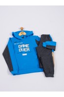 CONJUNTO INFANTIL MASCULINO GAME OVER ROYAL 2466 - FTK BRAND 