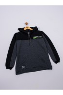 BLUSÃO TEEN MASCULINO URBAN  PRETO  2481 - FTK BRAND 