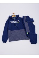 CONJUNTO TEEN MASCULINO WORLD MARINHO 2485 - FTK BRAND
