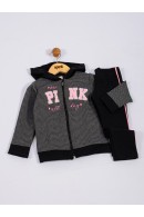 CONJUNTO INFANTIL FEMININO PINK DAY MESCLA 2427 - FTK BRAND 