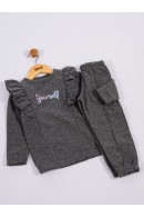 CONJUNTO INFANTIL FEMININO GLAM MESCLA 2430 - FTK BRAND