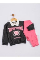 CONJUNTO INFANTIL FEMININO NEW YORK  PRETO  2440 - FTK BRAND 
