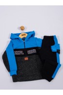 CONJUNTO INFANTIL MASCULINO EXPLORER  PRETO  2462 - FTK BRAND 