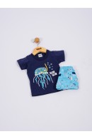 CONJUNTO BEBÊ MASCULINO MERGULHADOR MARINHO 2231 - FTK BRAND 