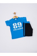 CONJUNTO INFANTIL MASCULINO LEAGUE ROYAL 2234 - FTK BRAND 
