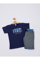 CONJUNTO INFANTIL MASCULINO STYLE MARINHO 2243 - FTK BRAND