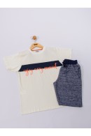 CONJUNTO INFANTIL MASCULINO ENJOY OFF WHITE 2264 - FTK BRAND