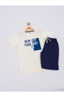 CONJUNTO INFANTIL MASCULINO NEW YORK MARINHO 2265 - FTK BRAND 