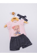 CONJUNTO BEBÊ FEMININO URSINHA MARINHO 2175 - FTK BRAND 