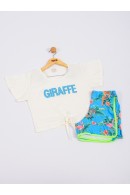 CONJUNTO TEEN FEMININO GIRAFFE OFF WHITE 2223 - FTK BRAND 