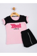 CONJUNTO INFANTIL FEMININO YES PRETO 2203 - FTK BRAND