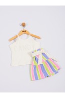 CONJUNTO INFANTIL FEMININO CANDY OFF WHITE 2206 - FTK BRAND 