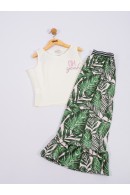 CONJUNTO TEEN FEMININO YEAH OFF WHITE 2215 - FTK BRAND