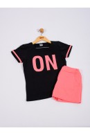 CONJUNTO TEEN FEMININO ON ROSA NEON 2262 - FTK BRAND 