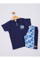 CONJUNTO INFANTIL MASCULINO NUMBER MARINHO 2394 - FTK BRAND