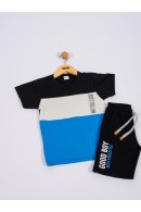 CONJUNTO INFANTIL MASCULINO COLORS PRETO 2395 - FTK BRAND 