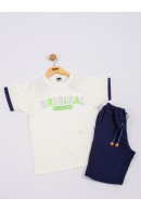 CONJUNTO INFANTIL MASCULINO ORIGINAL OFF WHITE 2422 - FTK BRAND