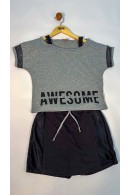 CONJUNTO TEEN FEMININO AWESOME MESCLA 2380 - FTK BRAND 